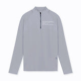 Men's Modern Fit Training Zip-Neck Tee