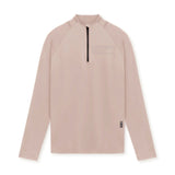 Men's Modern Fit Training Zip-Neck Tee