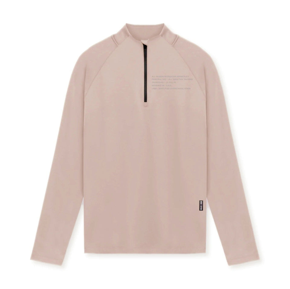 Men's Modern Fit Training Zip-Neck Tee